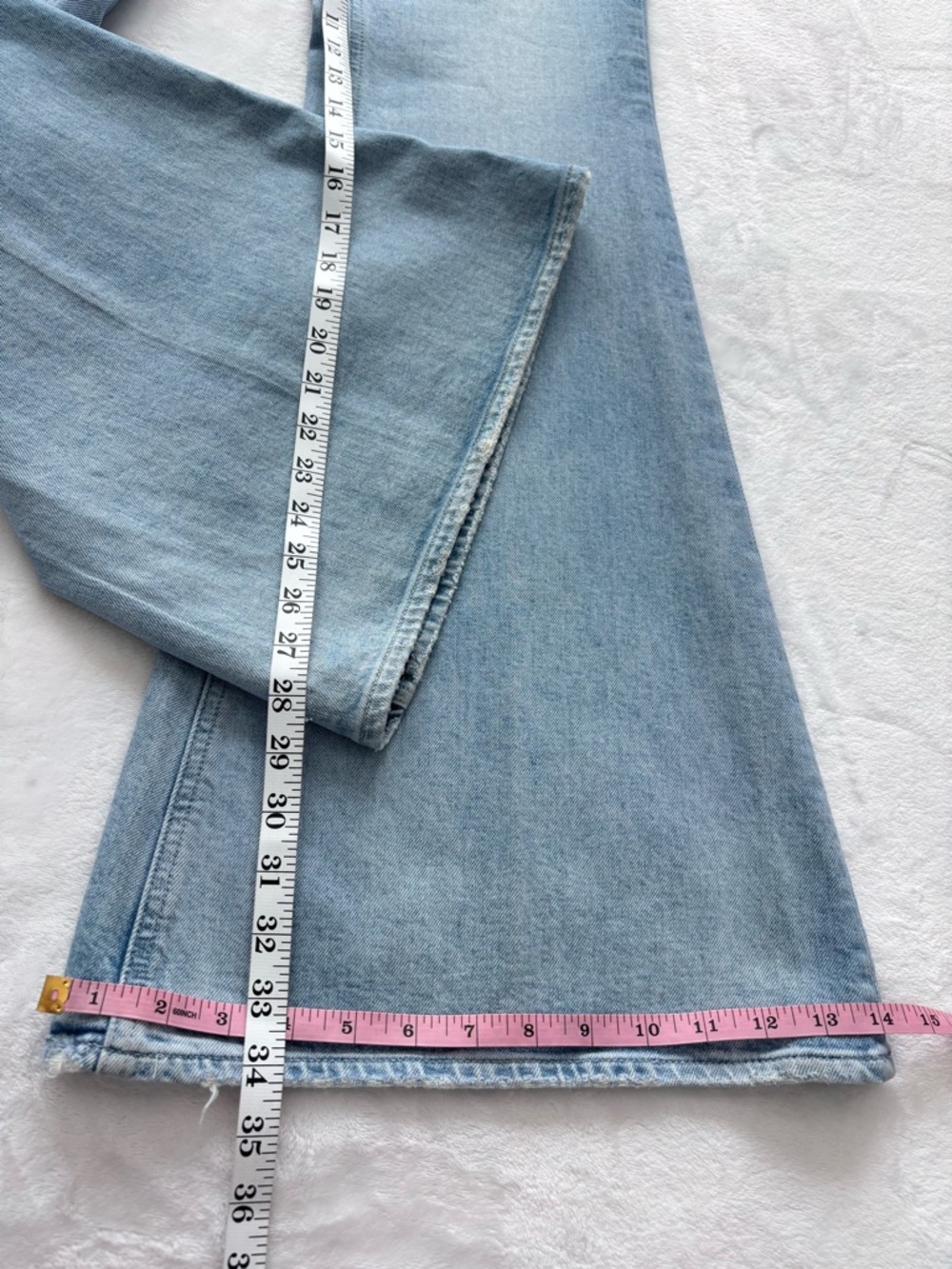 PAIGE Marlow Reverse Seamed Super Flare High Rise Jeans--NWT--27 - Picture 16 of 16